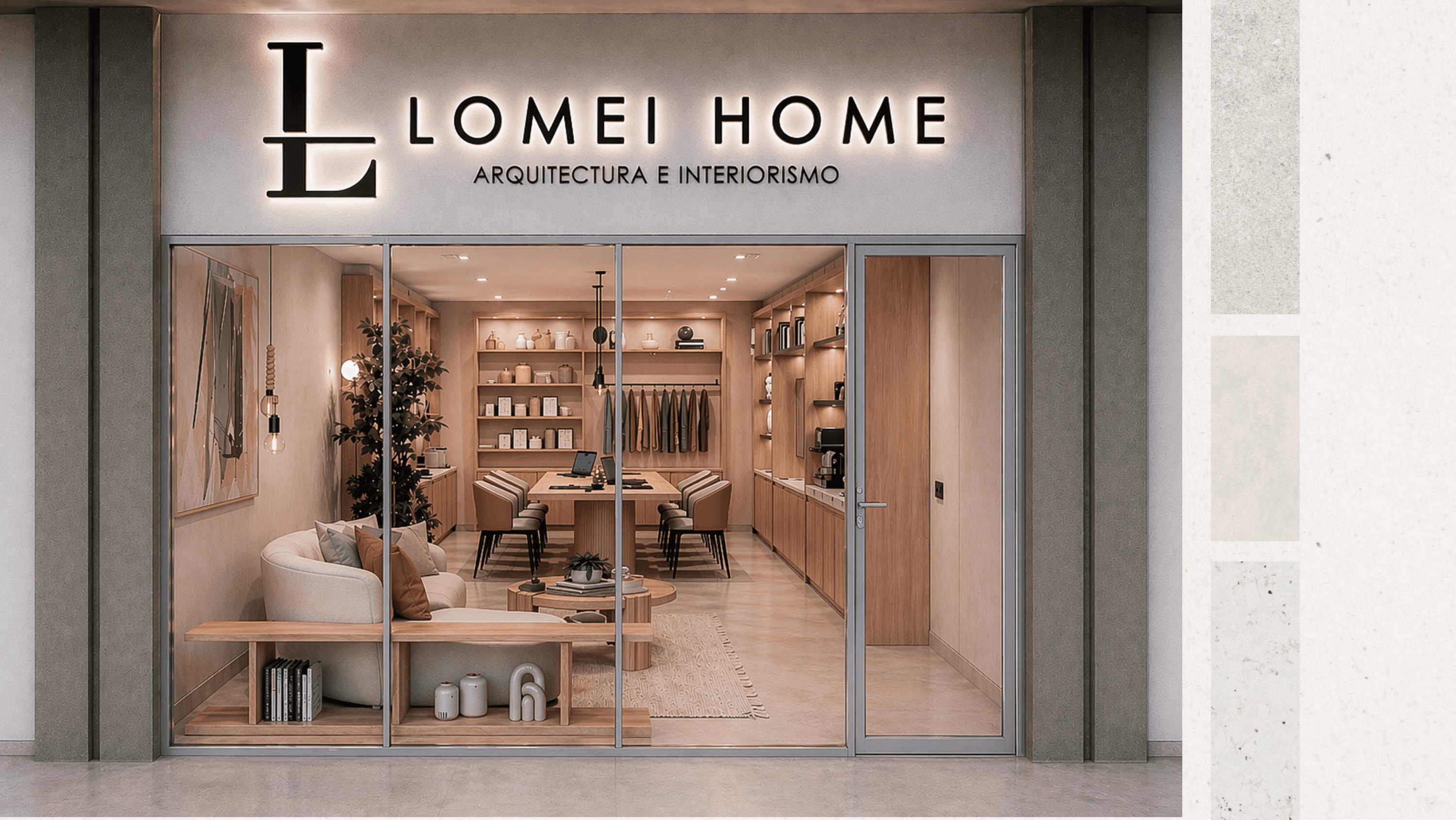 Fachada Showroom LOMEI Home