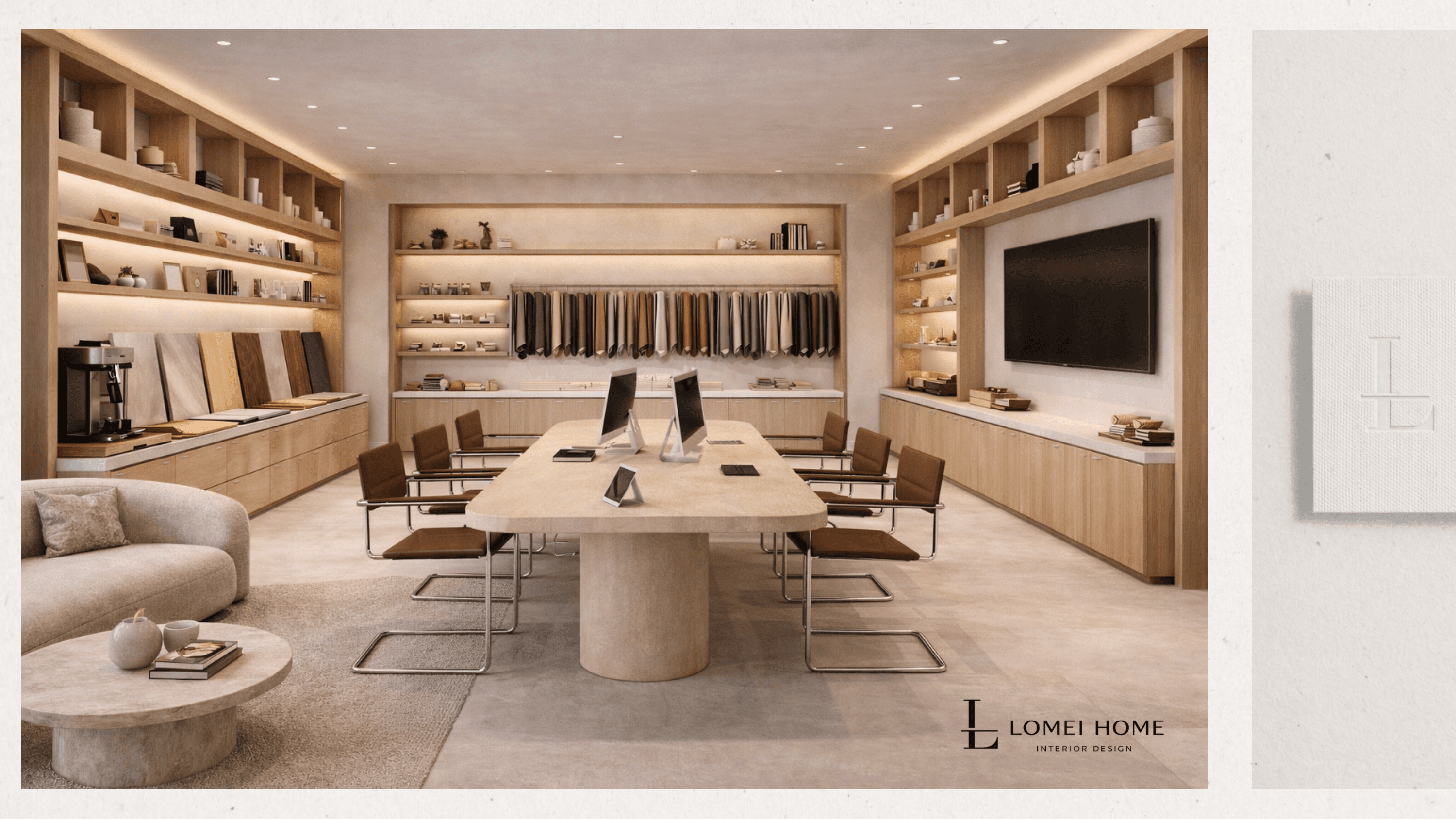 Vista principal del showroom